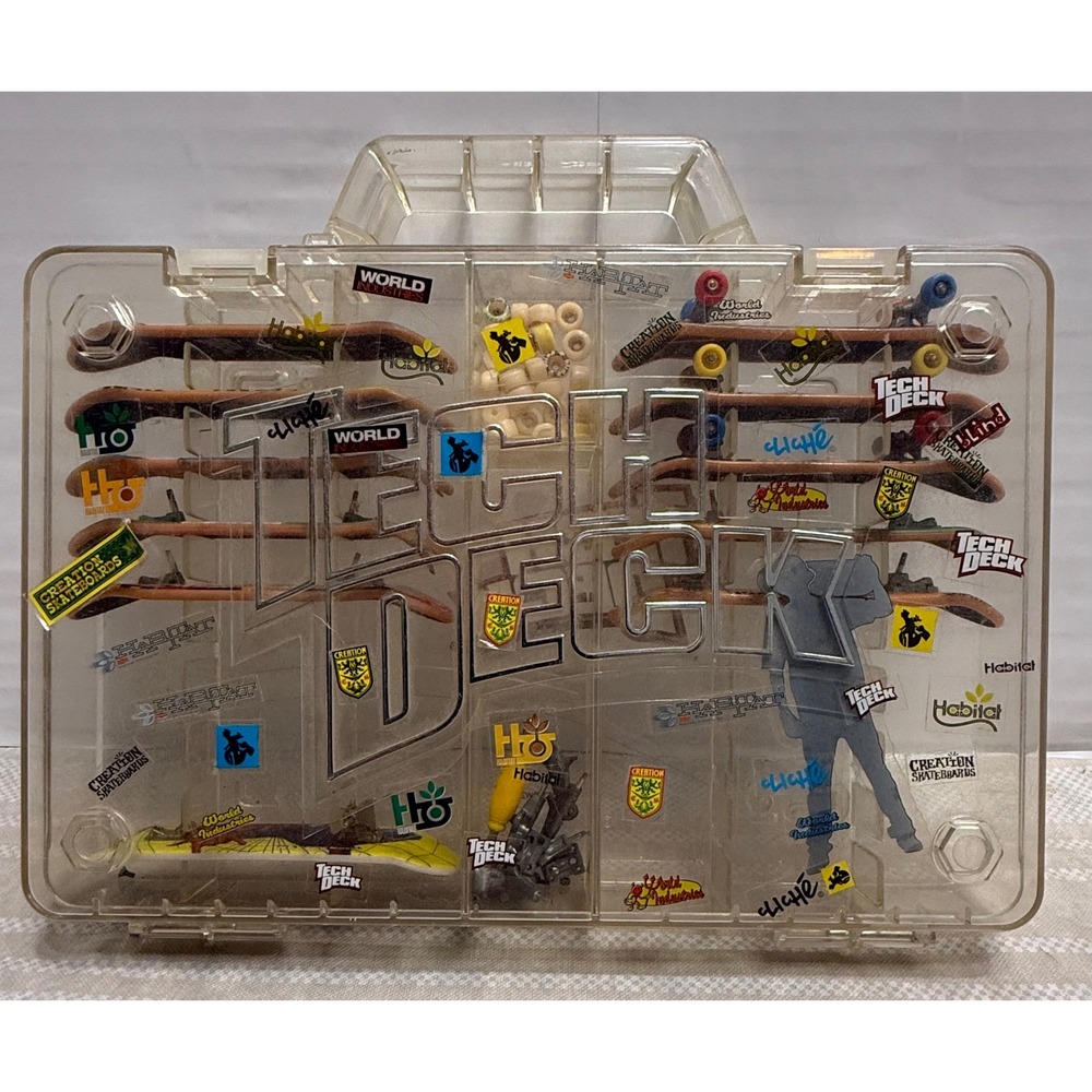 Vintage Tech Deck Lot 11 Fingerboards World‎ Industries Blind Spider-Man Case